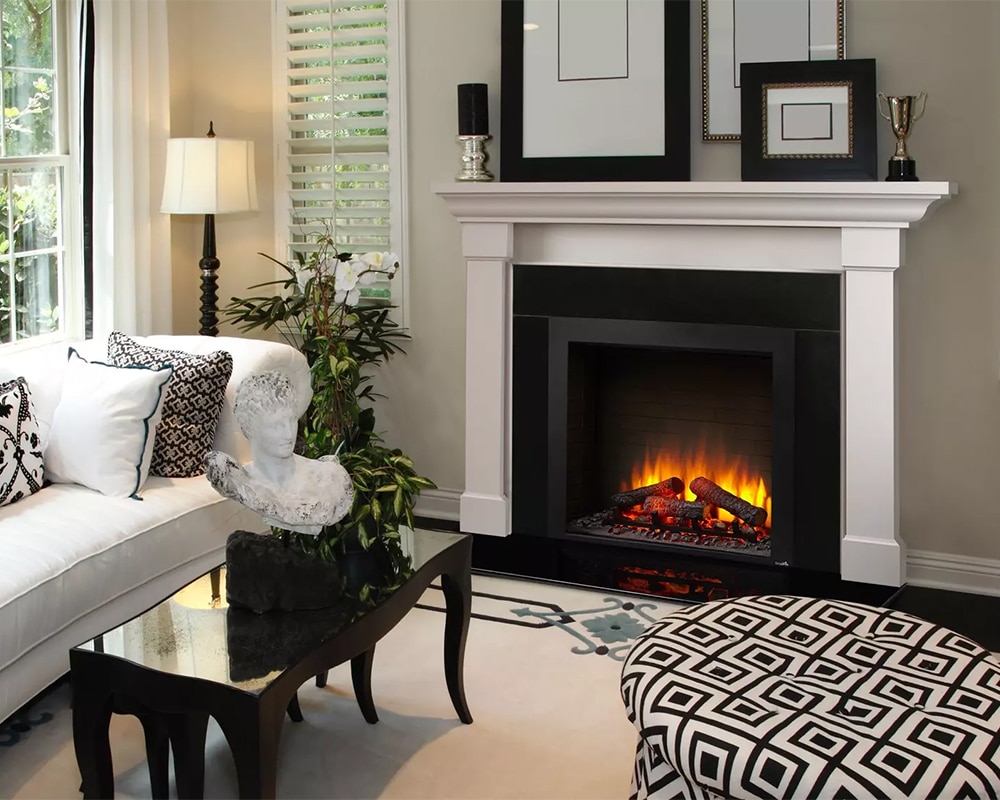 Built-In Electric Fireplace | Koval Building Supply