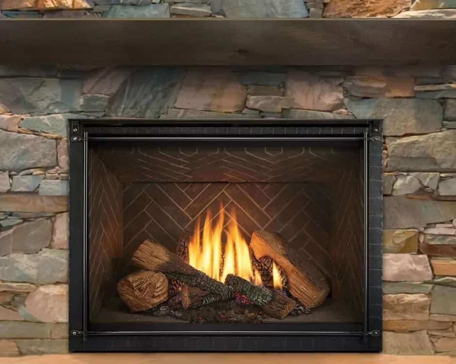 See-Through Fireplace Image